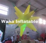 Waha Customized 210t Polyester Cloth Inflatable Star with LED