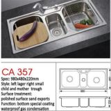 New Design Undermount Kitchen Basin Sink Stainless Steel Kitchen Sink