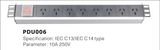 Power Distribution Unit (PDU) -IEC C13/IEC C14 Type