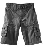 Chlidren's Short Pants with Heavy Garment Enzyme Wash and 6 Pockets