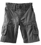 Chlidren's Short Pants with Heavy Garment Enzyme Wash and 6 Pockets