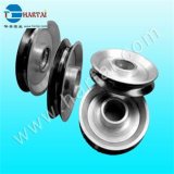 Fine Polish Ceramic Coating Aluminum Idler Pulley for Wire Machinery