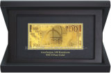 Gold Banknote (one sided) - Azerbaijan 100 (JKD-FGB-08)