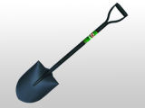 Black Color Round Head Welded Steel Shovel
