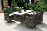Rattan Outdoor Modern Furniture Wicker Rattan Garden Table Set (BZ-R105)