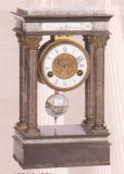 Marble and Bronze Clock (ST54)
