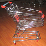 Supermarket Shopping Cart with Foldable Baby Seat (HY-80E)