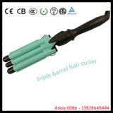 LCD Triple Barrel Hair Curling Tong (A3319)