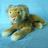 55cm Lying Male Lion Stuffed Animal Toys