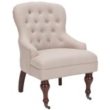 Modern Linen Fabric Accent Chair Club Chair (WGK8060)