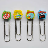 3D Soft PVC Bookclip for Stationery