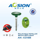 Solar Mole Repeller with LED Light