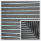 66s X 120d/52% Polyester/48% Viscose Yarn Dyed Thick Striped Fabric, Suitable for Sleeves Lining