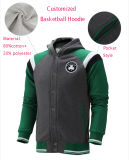 Men's Sports Leisure Fleece Pullover Hoodie, Men's Jacket, Colours Matching Sports Wear, Leisure Basketball Clothing