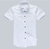 Casual Short Sleeve 100%Cotton Mens Shirt