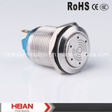 Hban Pin Terminal Stainless Steel Can Illumination Buzzer (19mm)