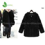 2014 Fashion Autumn Winter Women Top with Thick Warm Woolen Sweater Fleece Hooded Zipper Coat Female Free Shipping