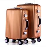 Rumowa Aluminum Alloy Travel Trolley, Aluminum Case (109)