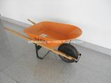 European and America Wooden Handle Wheel Barrow (Wh5401)