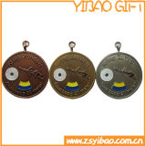Custom Design Gold Souvenir Medal for Sports (YB-MD-45)