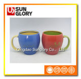 Two-Tone Glazed Porcelain Mug Syb040
