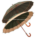 16ribs High Quality Golf Umbrella, Windproof Golf Umbrella (02111)