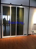 Accordion Aluminum Door, 3 Panle Sliding Doors, Aluminum Patio Door