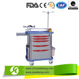 Hospital ABS Emergency Trolley, Treatment Trolley with Drawers