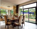 Aluminum Large Glass Sliding Stained Glass Sliding Doors