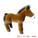 36cm Standing Simulation Plush Horse Toys