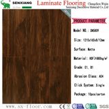 Dark Color Walnut Matte Square Edge Wood Laminate Flooring