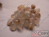 Hot Sale White Tumbled Agate Stones for Gemstones