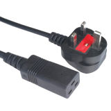 UK Plug to IEC320 C19 Female