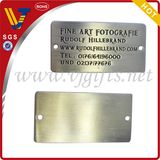 Stamping Antique Nameplate with Debossed Letters (WHNP-0037)