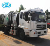 Side Loading Rear Discharging Compress Garbage Truck, 8m³ Capacity
