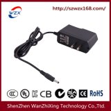 12V 1.5A Flat Plug Power Adapter with American Standard (WZX-338)