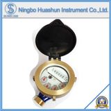 Single Jet Wet Type Brass Body Water Meter