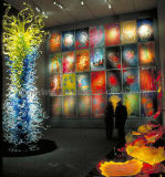 Multicolour Blown Glass Craft Sculpture for Decoration