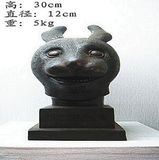 Antique Bronze Rabbit Head