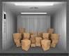 Gearless and Machine Roomless Freight Elevator
