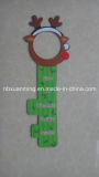 Christmas Door Knob Hanger with Glitter Xm-C-1076 Christmas Decoration