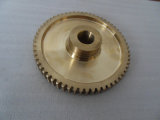 OEM Brass Worm Gear Pinion with Strong Shaft for Motorcycle