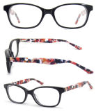 2015 Acetate Nice Color with Dots Lady Acetate Optical Glasses & Eyeglasses Eyewear