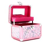 Fashionn Floral Design Make up Case PU