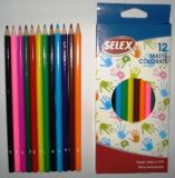 12 Colored Pencils with Color Box