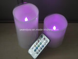 Purple Remote Control LED Candle