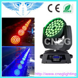 36*10W RGBW 4 in 1 LED Moving Head Zoom Light