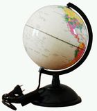 20cm White Globewith Lamp