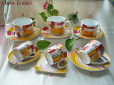 Porcelain Cup and Saucer (YD09-CS007)