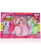 Nice Doll Toy Children Gift with 6 Sets of Beautiful Dress